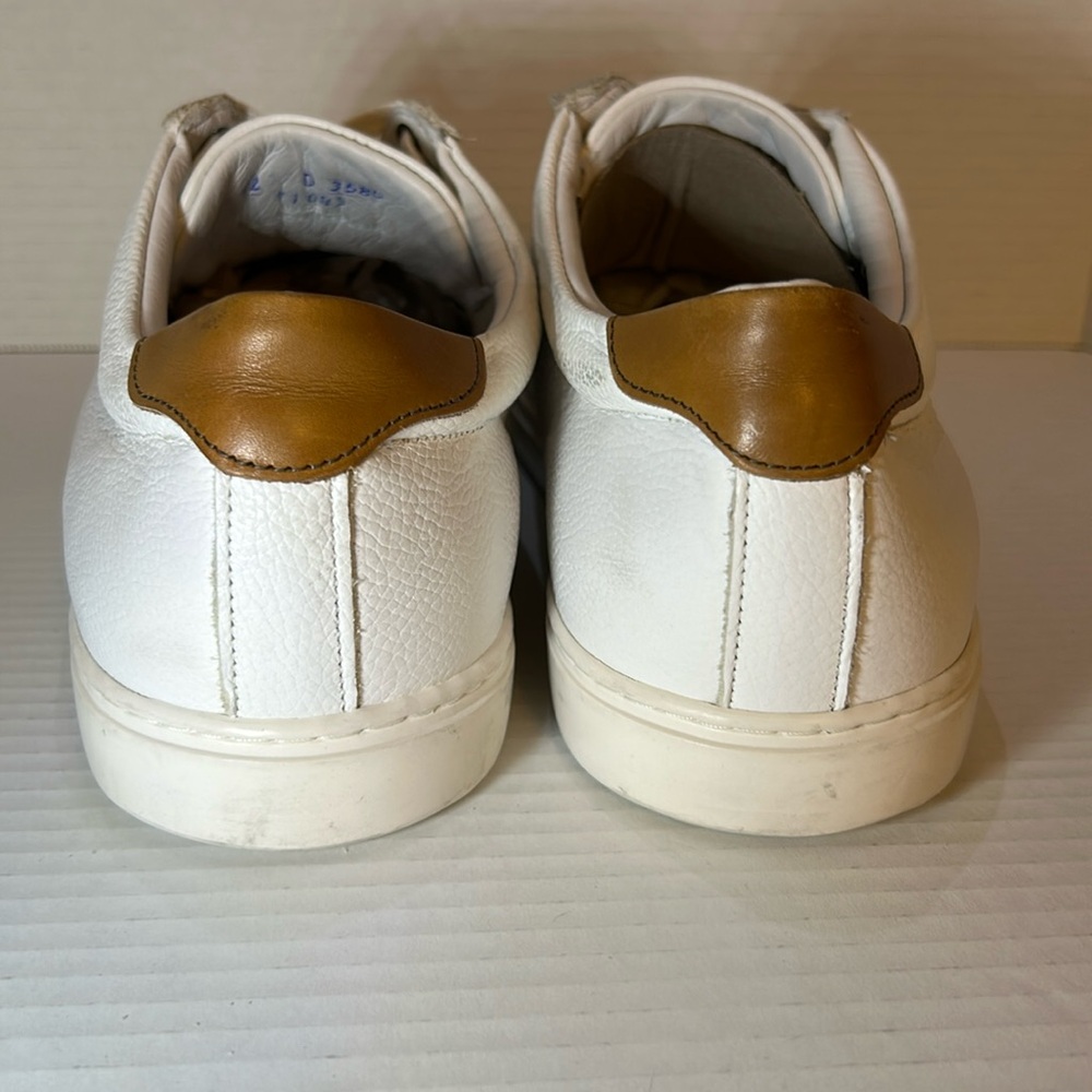 NWOT Allen Edmonds Courtside White Leather Sneakers - New sz 12D - Picture 3 of 8
